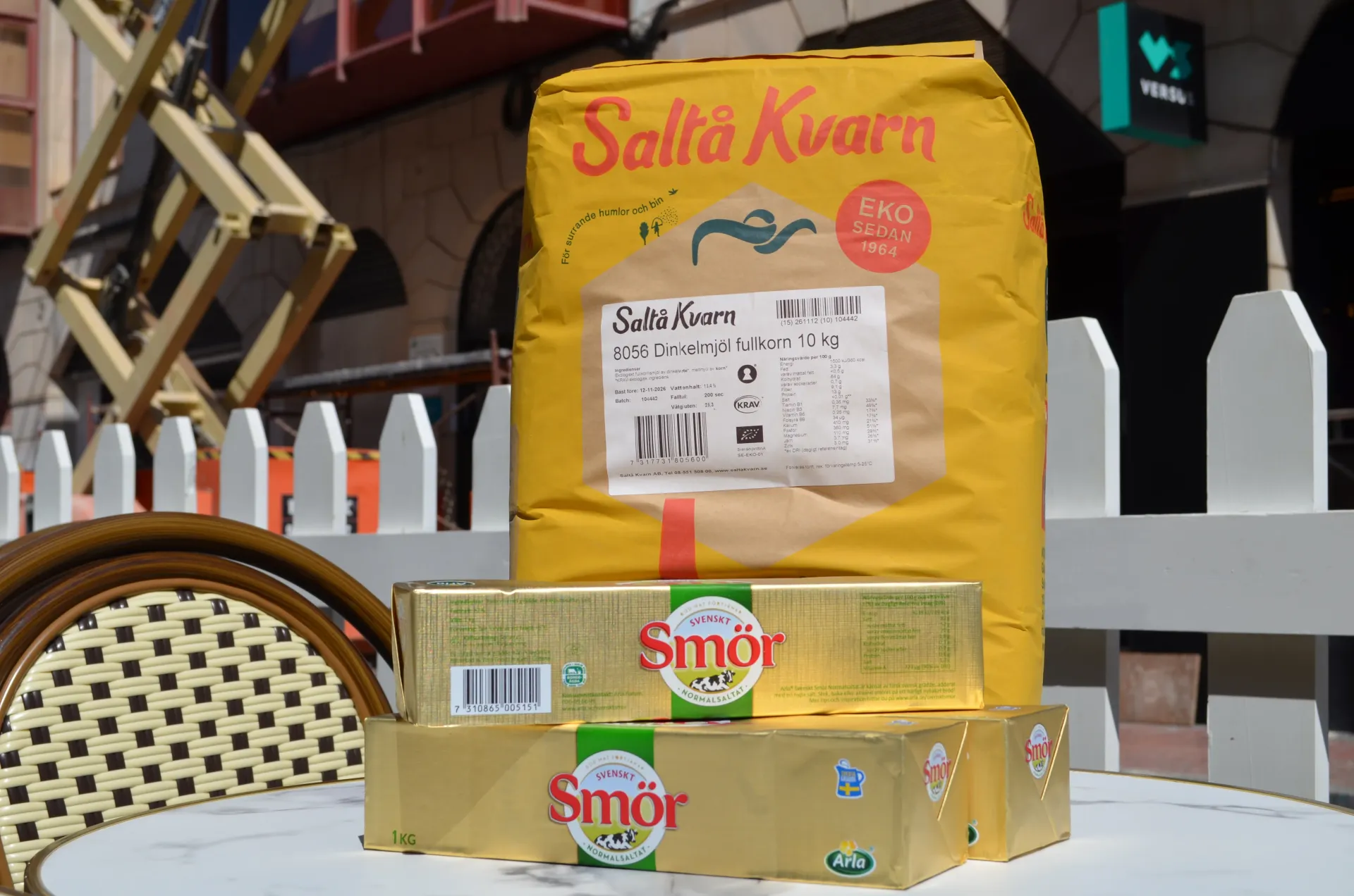 Saltå Kvarn flour and Swedish butter — our Scandinavian roots