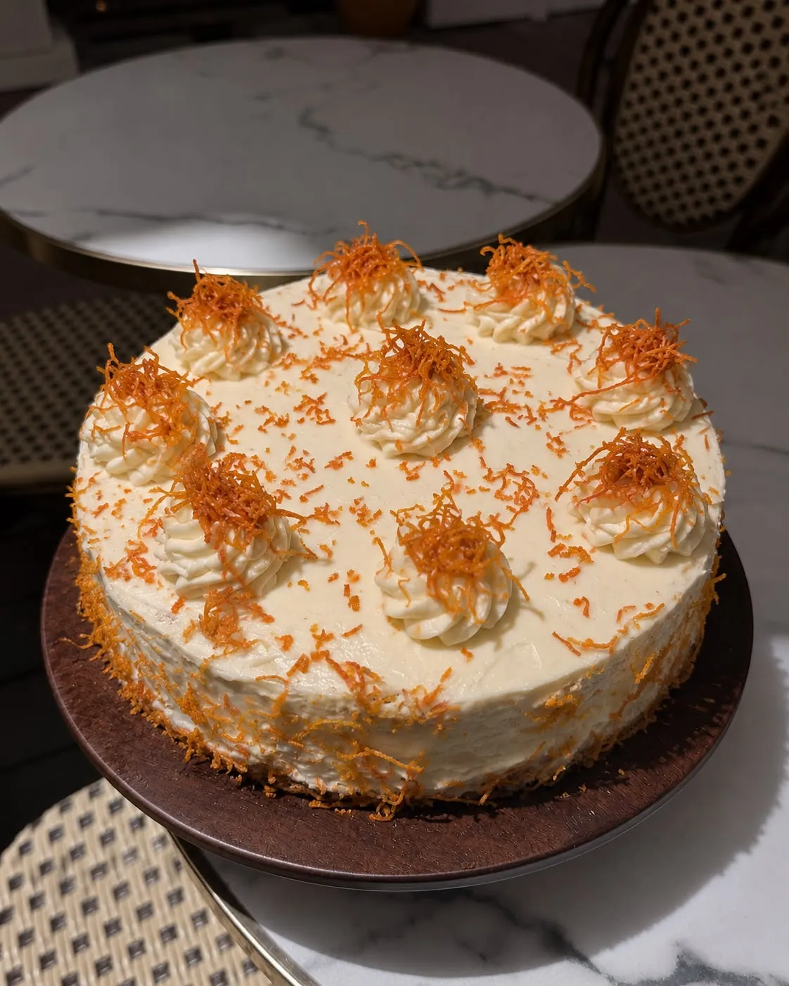 Bakehouse freshly baked carrot cake
